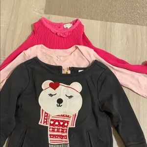 Girl 18 month long sleeve t short sweater